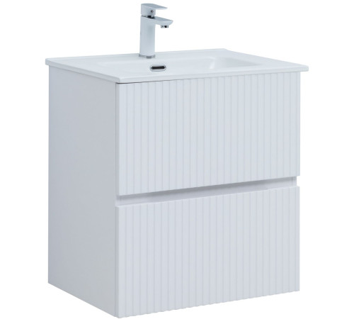 Тумба под раковину Aquanet Джейн 60 белый матовый