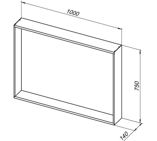 Зеркало Allen Brau Reality 100 1.32020.BB черный браш