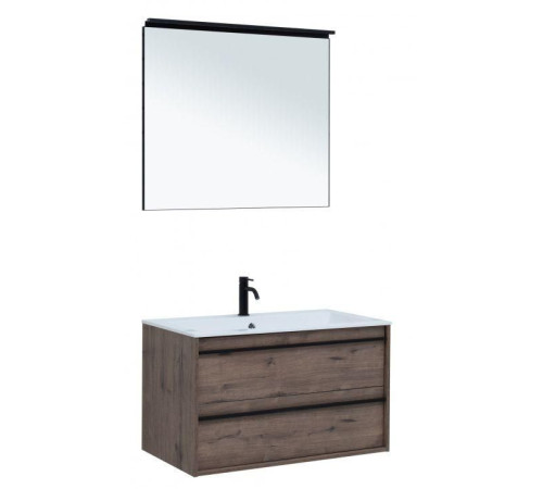 Мебель для ванной Aquanet Lino 90 Дуб Веллингтон