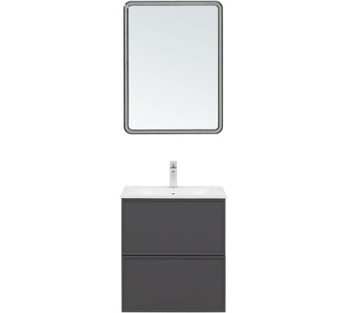 Тумба под раковину Aquanet Арт 60 ясень графит