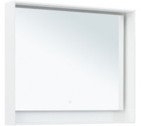 Зеркало Aquanet Милан 100 белый глянец
