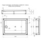 Душевой поддон Aquanet GL180 120x80