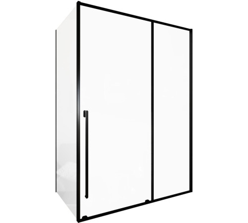 Душевой уголок Allen Brau Fantasy 150x90 3.11009.31 + 3.11013.31 черный матовый