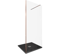 Душевая перегородка Allen Brau Infinity 1 90 3.21011.60 медь браш