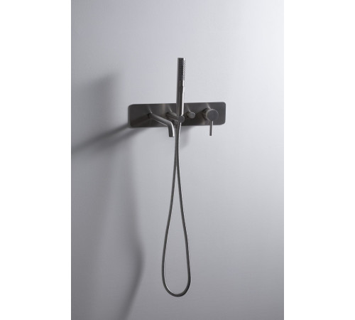 Смеситель для ванны Allen Brau Priority 5.31A06-BN (с внутренней частью) никель браш