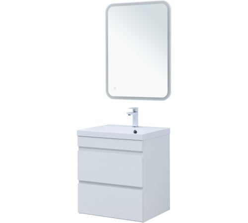 Тумба под раковину Aquanet Нота New 60 белый глянец