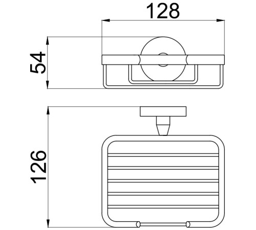 Мыльница Allen Brau Priority 6.31004-MG графит браш