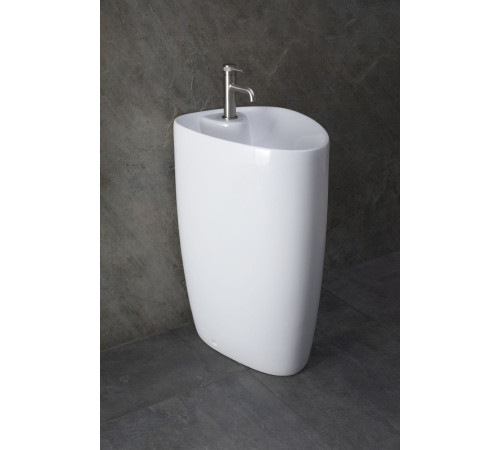 Раковина напольная Allen Brau Infinity 4.21015.20 белый глянец