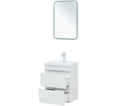 Тумба под раковину Aquanet Нота New 50 белый глянец