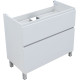 Тумба под раковину Aquanet Вега 90 напольная, белый глянец