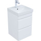 Тумба под раковину Aquanet Слим 40 белый сатин