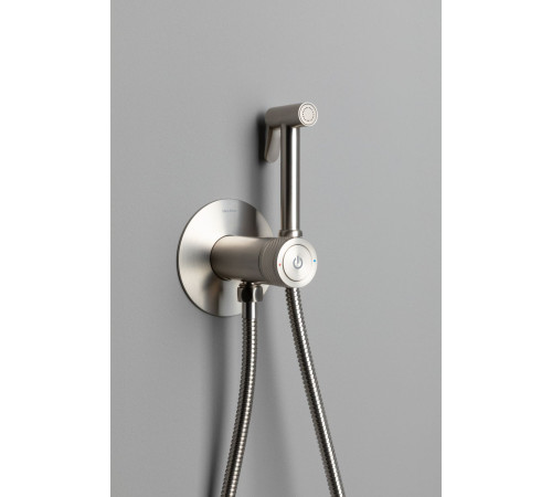 Смеситель с гигиеническим душем Allen Brau Liberty 5.33005-BN (с внутренней частью) никель браш