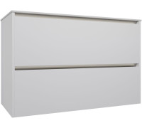 Тумба под раковину Allen Brau Activity 100 1.34006.WM белый матовый/черный браш