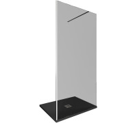 Душевая перегородка Allen Brau Infinity 1 100 3.21014.BA.T серебро браш