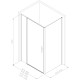 Душевой уголок Allen Brau Priority 120x90 3.31031.00 + 3.31043.00 хром