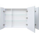Зеркальный шкаф Aquanet Оптима 120 с LED подсветкой