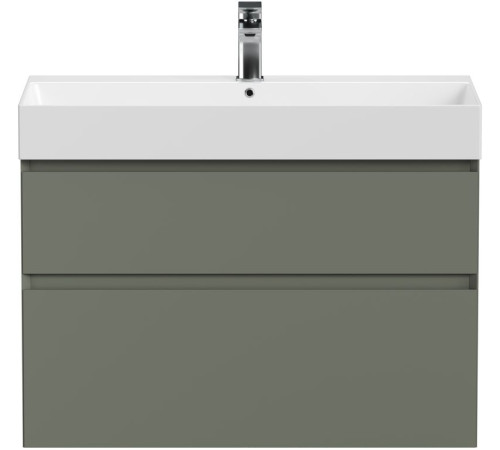 Тумба под раковину Allen Brau Infinity 85 1.210026.CGM олива матовый