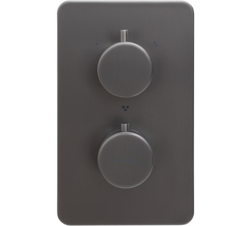 Смеситель для ванны Allen Brau Priority 5.31314-MG (с внутренней частью, 3 выхода) графит браш