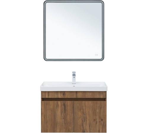 Тумба под раковину Aquanet Оптима 80 дуб рустикальный