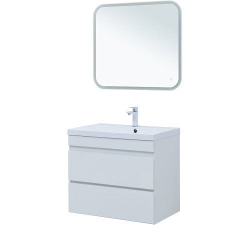 Тумба под раковину Aquanet Нота New 75 белый глянец