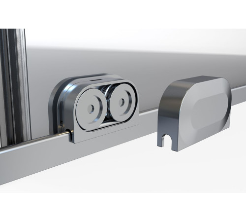 Душевой уголок Allen Brau Fantasy 130x100 3.11007.00 + 3.11014.00 хром