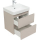Тумба под раковину Aquanet Вега 2.0 50 бежевый