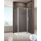 Душевой уголок Allen Brau Priority 100x80 3.31005.BA + 3.31014.BA серебро браш