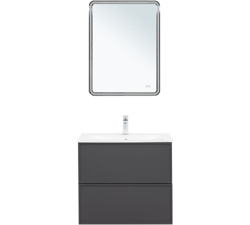 Тумба под раковину Aquanet Арт 75 ясень графит