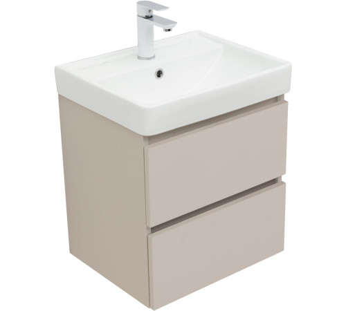 Тумба под раковину Aquanet Вега 2.0 50 бежевый