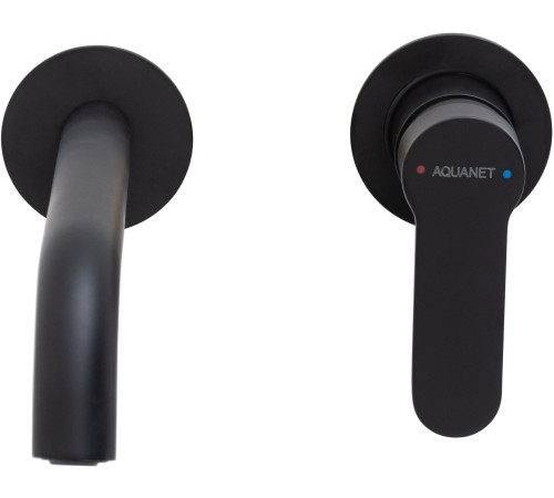Смеситель для раковины Aquanet Passion черный матовый