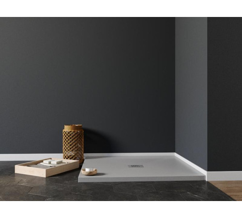 Душевой поддон Aquanet Pleasure 100х100 серый