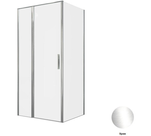 Душевой уголок Allen Brau Priority 100x80 3.31028.00 + 3.31040.00 хром