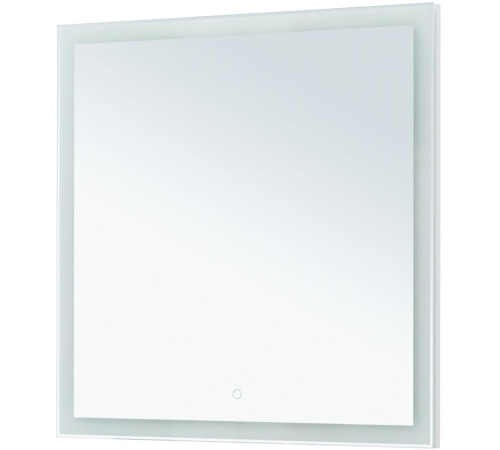 Зеркало Aquanet Гласс 80 белый LED
