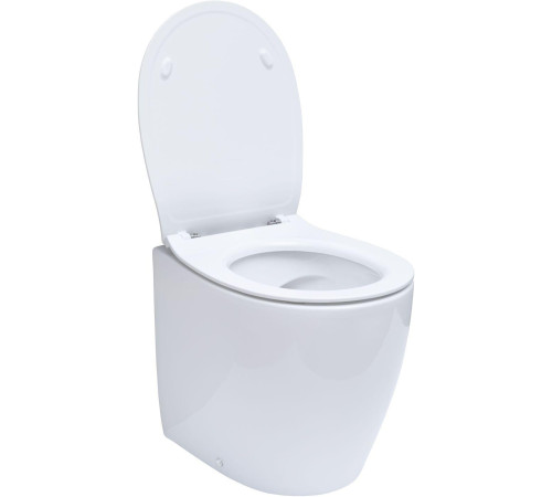 Чаша приставного унитаза Allen Brau Fantasy 4.11007.20 белый глянец