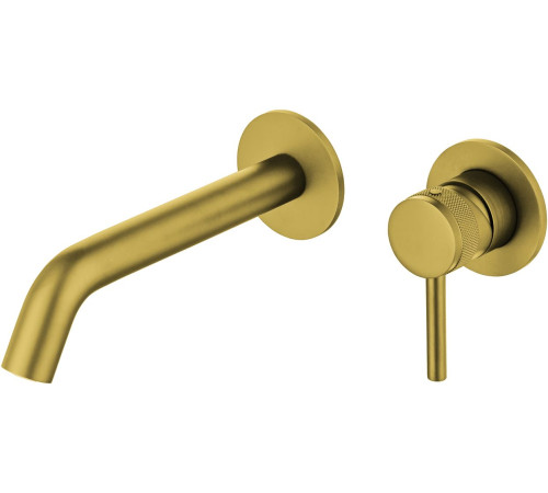 Смеситель для раковины Allen Brau Priority 5.31030-GB (с внутренней частью) золото браш