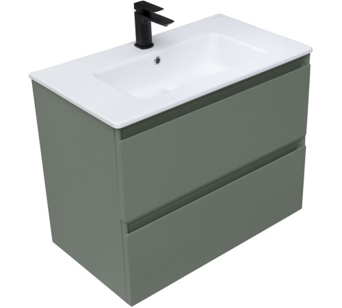 Тумба под раковину Allen Brau Eclipse 80 1.E1002.CGM олива матовый