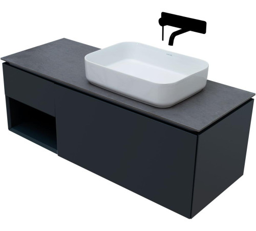 Тумба под раковину Allen Brau Infinity 120 1.21008.AM R антрацит матовый