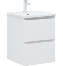 Тумба под раковину Aquanet Эмбер 50 белый матовый