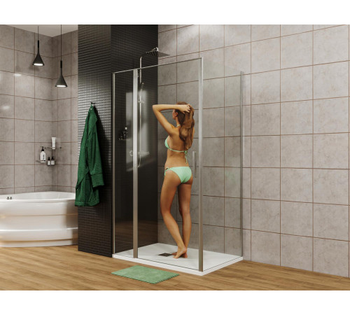 Душевой уголок Allen Brau Priority 160x80 3.31037.00 + 3.31040.00 хром