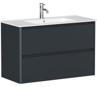 Тумба под раковину Allen Brau Gravity 100 1.370010.AM антрацит матовый