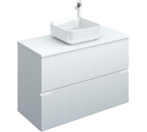 Тумба под раковину Aquanet Джейн 100 белый матовый