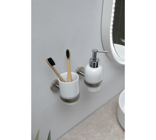 Стакан Allen Brau Priority 6.31002-BN белый/никель браш