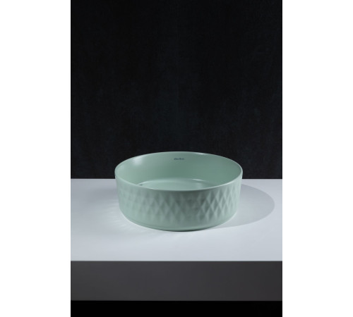 Раковина накладная Allen Brau Fantasy Romb 36 4.11033.MT мятный