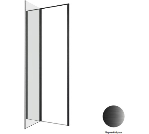Душевая дверь Allen Brau Priority 90 3.31027.BBA черный браш
