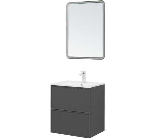 Тумба под раковину Aquanet Арт 60 ясень графит