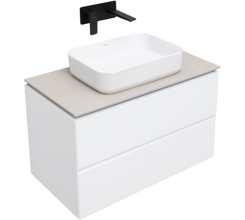 Тумба под раковину Allen Brau Infinity 85 1.21001.WM белый матовый
