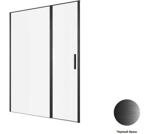 Душевая дверь Allen Brau Priority 160 3.31039.BBA черный браш