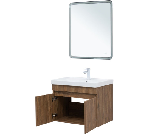 Тумба под раковину Aquanet Оптима 70 дуб рустикальный