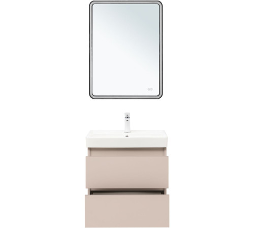 Тумба под раковину Aquanet Вега 2.0 60 бежевый