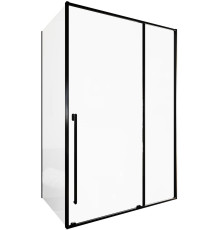 Душевой уголок Allen Brau Fantasy 140x90 3.11008.31 + 3.11013.31 черный матовый